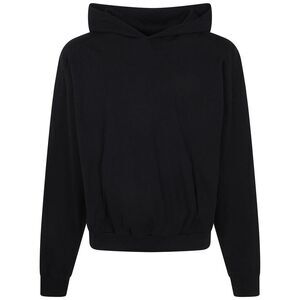 THOM KROM Men's Textured Knit Hoodie Men BLACK Sweaters & Cardigans